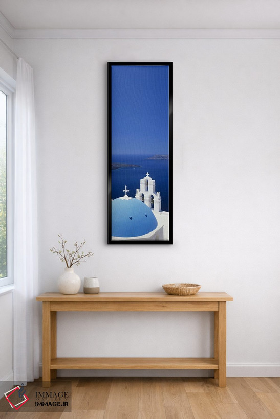 تابلو دکوراتیو Firostefani, Santorini, Cyclades Islands, Greece" - "نم… اثر پانورامیک ایمجز - D5B