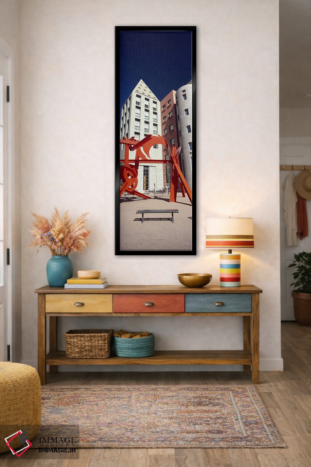 تابلو دکوراتیو مجسمه لائو تسو در یک شهر، دنور، کلرادو، ایالات متحده اثر پانورامیک ایمجز - D1B