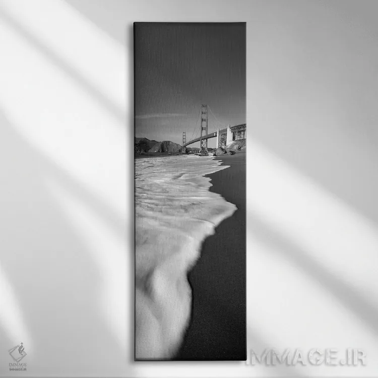 تابلو دکوراتیو Golden Gate Bridge, San Francisco Bay, San Francisco, C… اثر پانورامیک ایمجز - نمای روبهرو روی دیوار