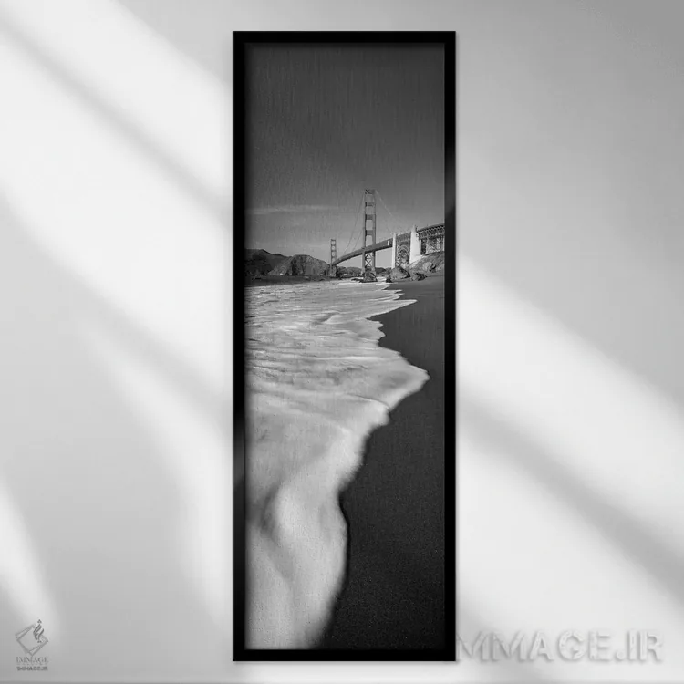 تابلو دکوراتیو Golden Gate Bridge, San Francisco Bay, San Francisco, C… اثر پانورامیک ایمجز - نمای قابدار مشکی