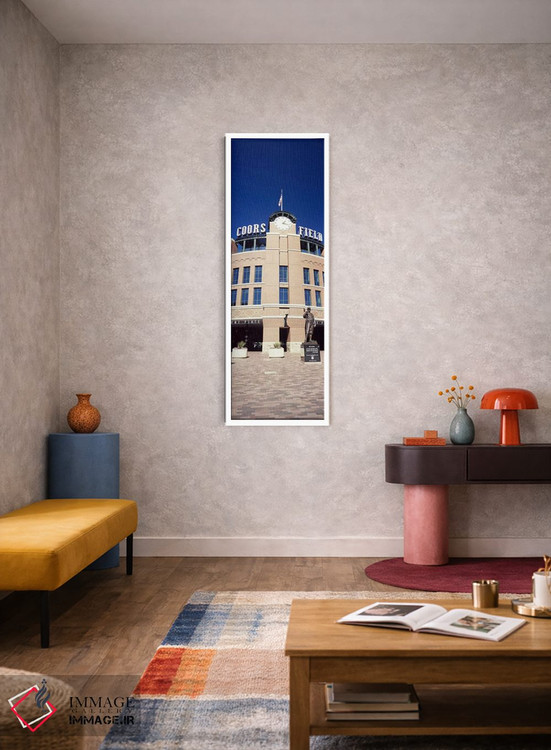 تابلو دکوراتیو نمای استادیوم بیسبال، میدان کورز، دنور، شهرستان دنور، ک… اثر پانورامیک ایمجز - D3W