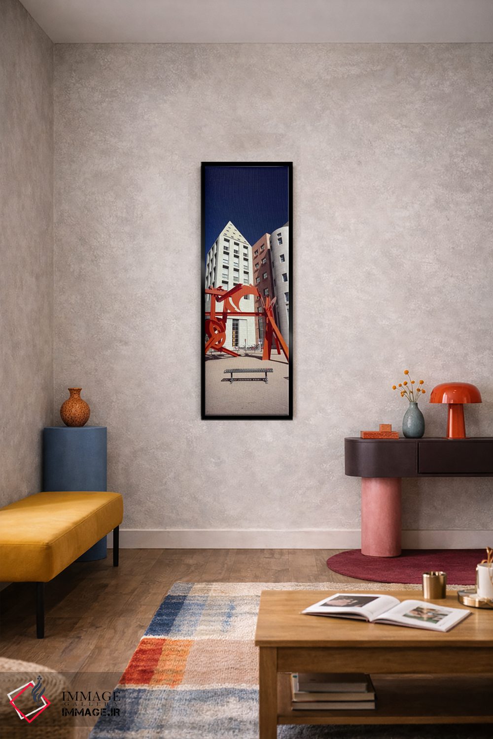 تابلو دکوراتیو مجسمه لائو تسو در یک شهر، دنور، کلرادو، ایالات متحده اثر پانورامیک ایمجز - D6B