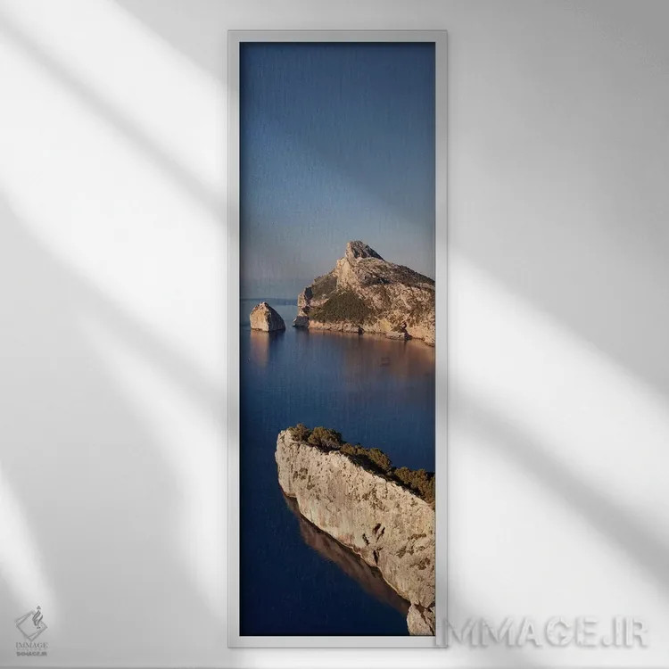 تابلو دکوراتیو Majorca, Balearic Islands, Spain" - "کاپ د فورمنتور III… اثر پانورامیک ایمجز - نمای قابدار سفید