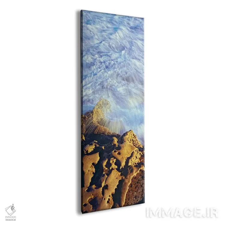 تابلو دکوراتیو "فرم های صخره ای ساحلی، برد راک، لا جولا، سن دیگو، شهرس… اثر پانورامیک ایمجز - نمای پرسپکتیو محصول