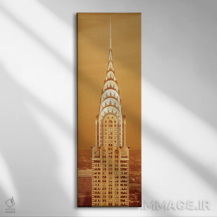 تابلو دکوراتیو New York City, New York, USA" - "ساختمان کرایسلر در غرو… اثر پانورامیک ایمجز - نمای روبهرو روی دیوار