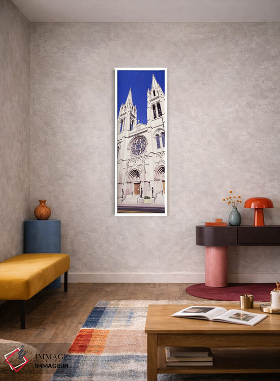 تابلو دکوراتیو نمای ساختمان کلیسای جامع باسیلیکای تصرف نشده، دنور، کلر… اثر پانورامیک ایمجز - D3W