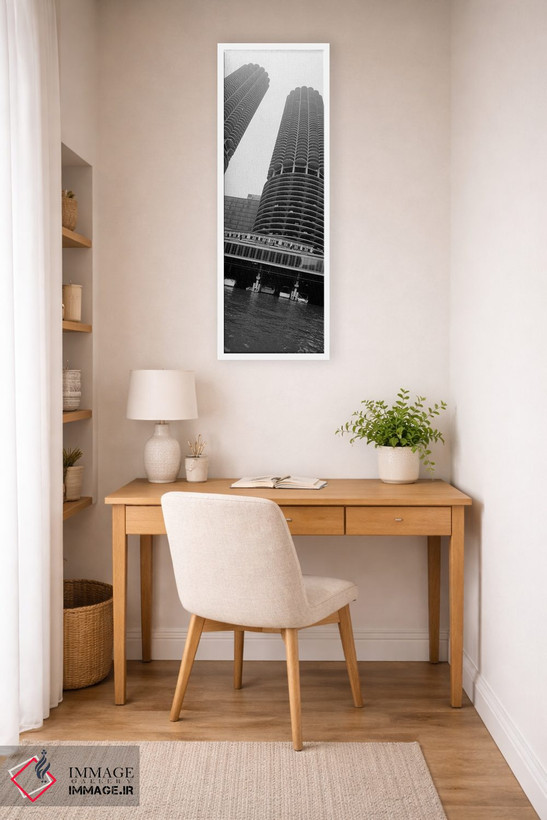 تابلو دکوراتیو Marina Towers, Chicago, Illinois, USA" - "نمای پایین به… اثر پانورامیک ایمجز - D2W