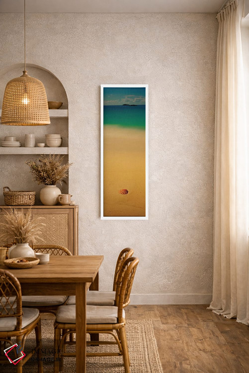 تابلو دکوراتیو صدف دریایی بر روی ساحل، جزیره کات، باهاما اثر پانورامیک ایمجز - D3W