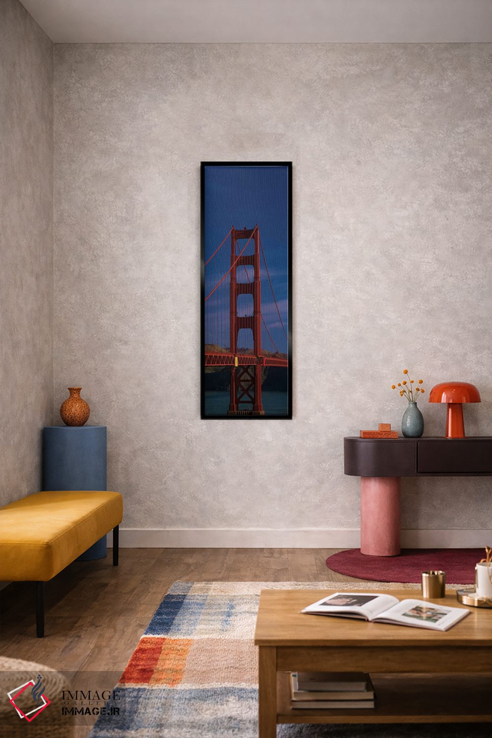 تابلو دکوراتیو San Francisco, California, USA" - "پل دروازه طلایی، سان… اثر پانورامیک ایمجز - D5B