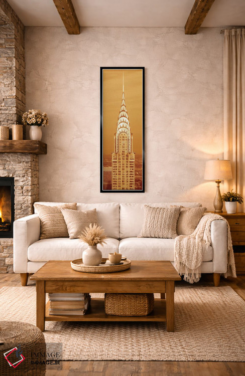 تابلو دکوراتیو New York City, New York, USA" - "ساختمان کرایسلر در غرو… اثر پانورامیک ایمجز - D2B