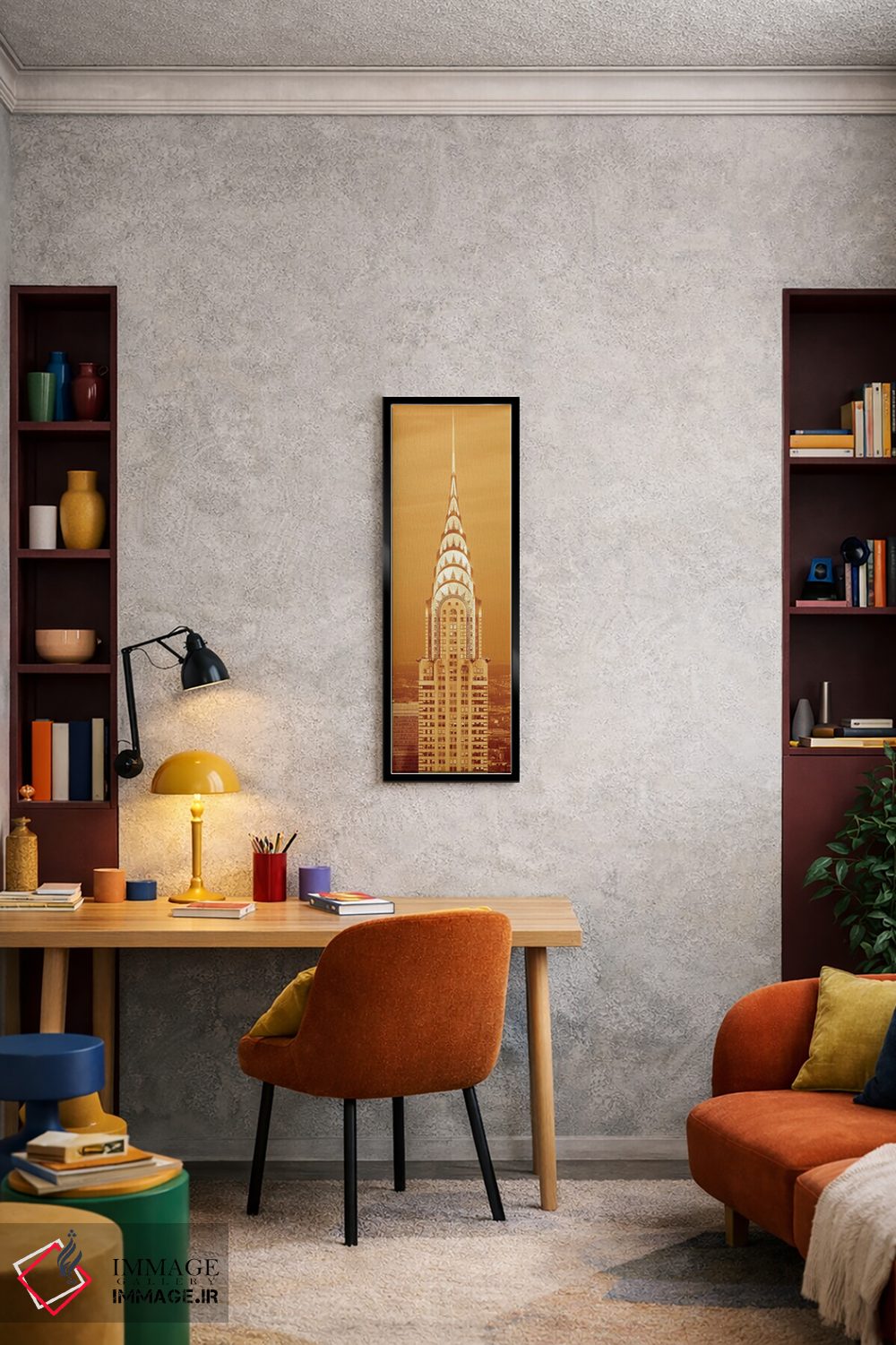 تابلو دکوراتیو New York City, New York, USA" - "ساختمان کرایسلر در غرو… اثر پانورامیک ایمجز - D4B