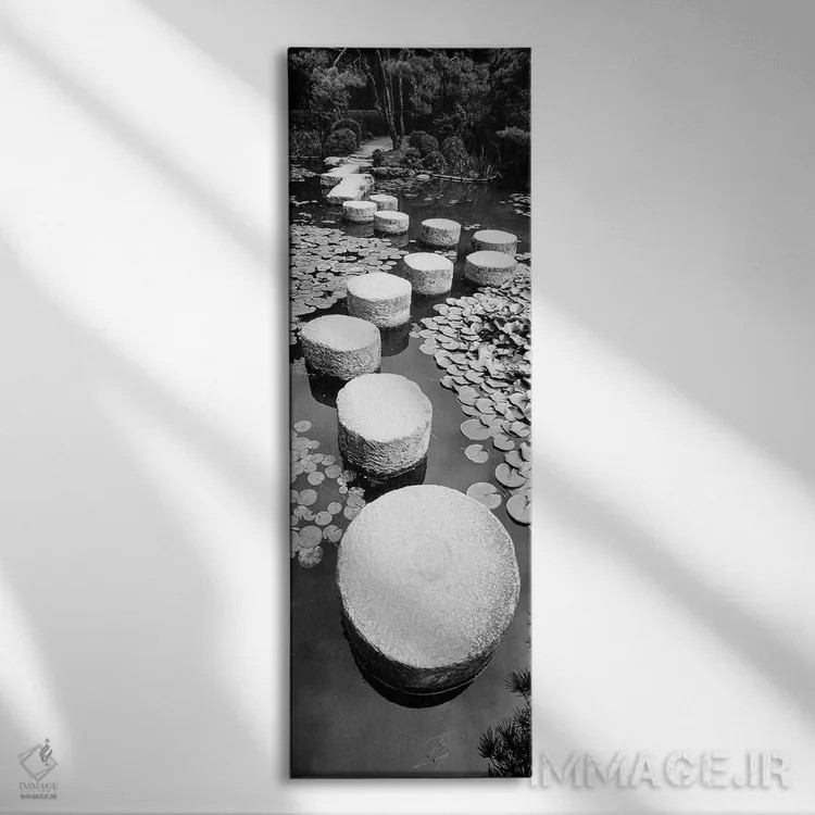 تابلو دکوراتیو Kyoto, Japan I,باغ معبد، کیوتو، ژاپن I اثر پانورامیک ایمجز - نمای روبهرو روی دیوار