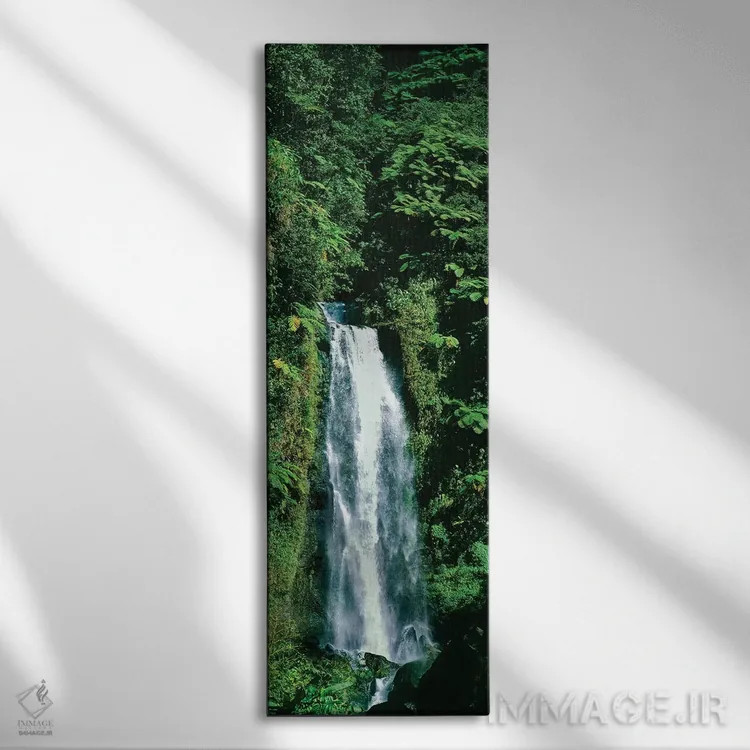 تابلو دکوراتیو Mother Falls, Trafalgar Falls, Dominica, Caribbean" - "… اثر پانورامیک ایمجز - نمای روبهرو روی دیوار