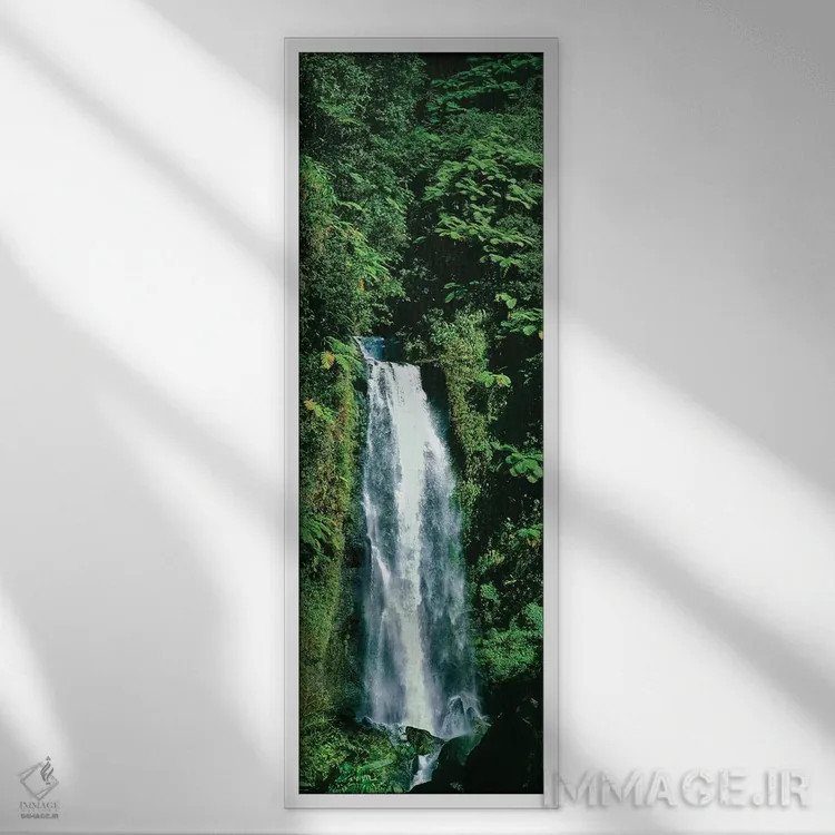 تابلو دکوراتیو Mother Falls, Trafalgar Falls, Dominica, Caribbean" - "… اثر پانورامیک ایمجز - نمای قابدار سفید