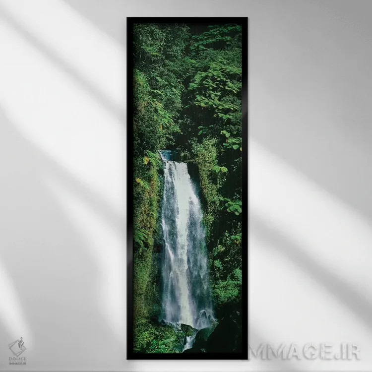 تابلو دکوراتیو Mother Falls, Trafalgar Falls, Dominica, Caribbean" - "… اثر پانورامیک ایمجز - نمای قابدار مشکی