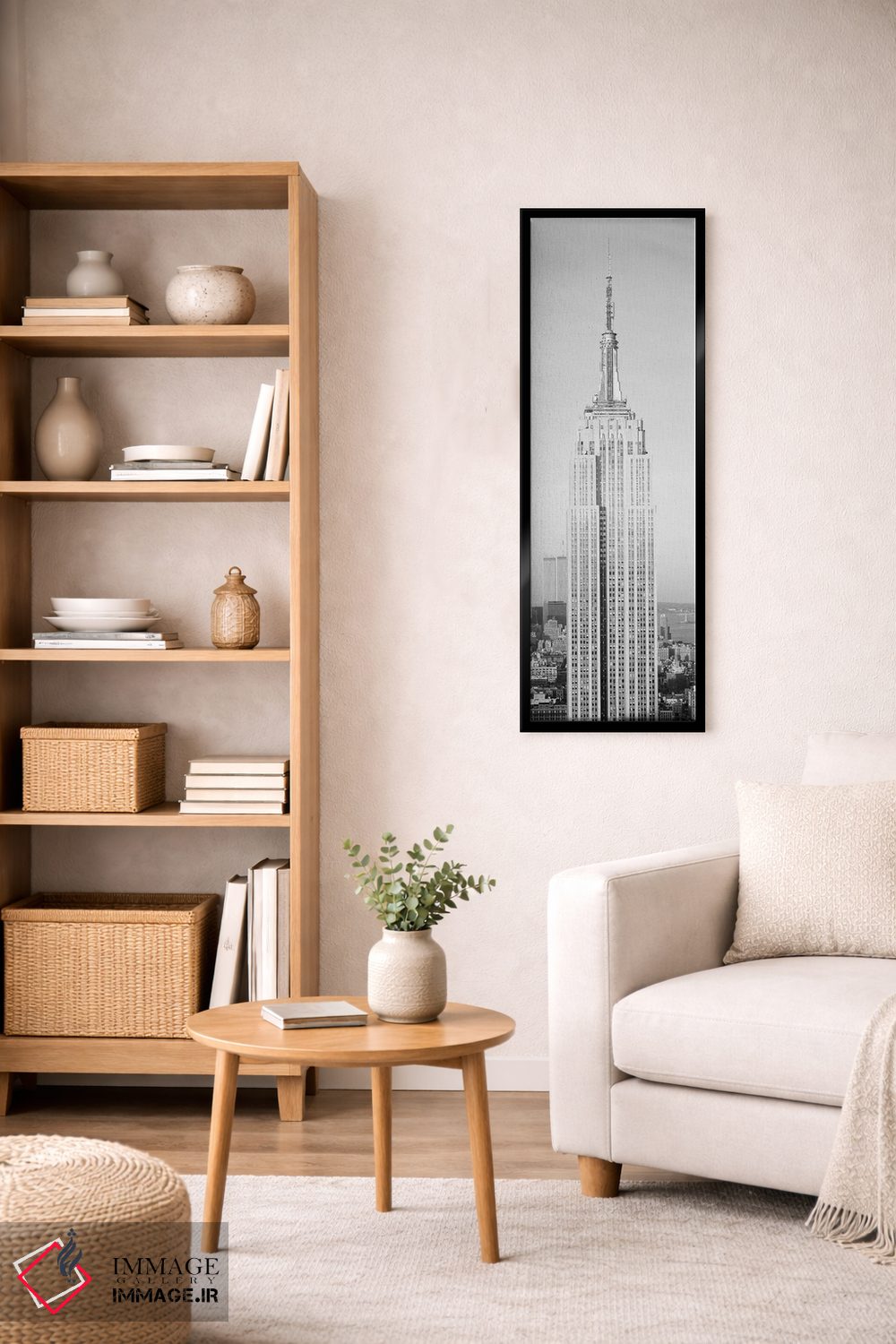 تابلو دکوراتیو ساختمان امپایر استیت، نیویورک I اثر پانورامیک ایمجز - D6B