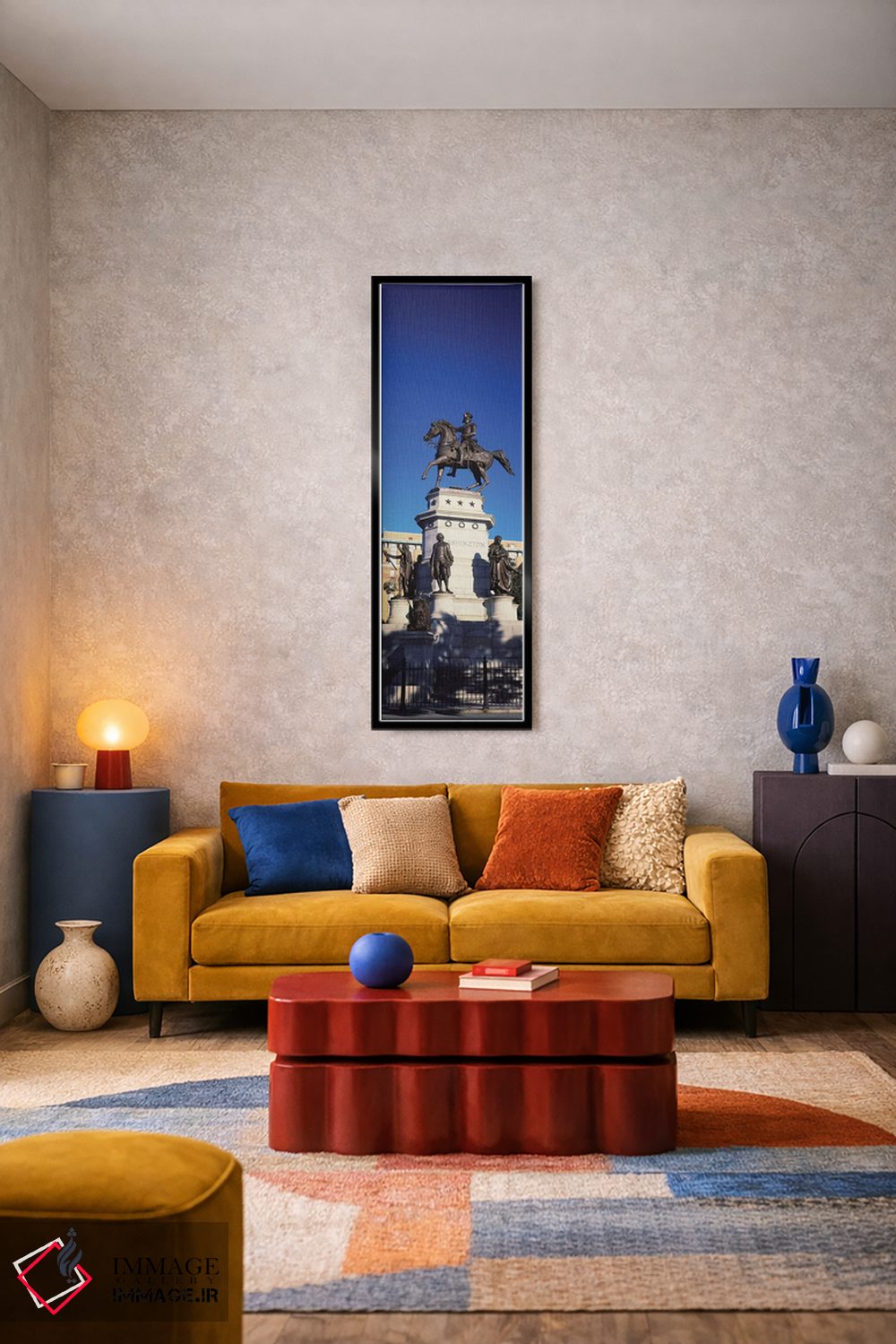 تابلو دکوراتیو Richmond, Virginia, USA" - "نمای زاویه پایین از مجسمه س… اثر پانورامیک ایمجز - D2B