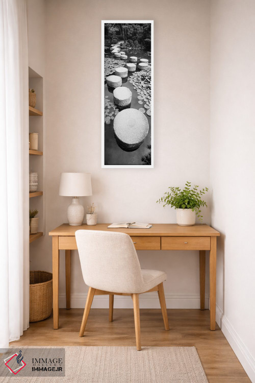 تابلو دکوراتیو Kyoto, Japan I,باغ معبد، کیوتو، ژاپن I اثر پانورامیک ایمجز - D3W