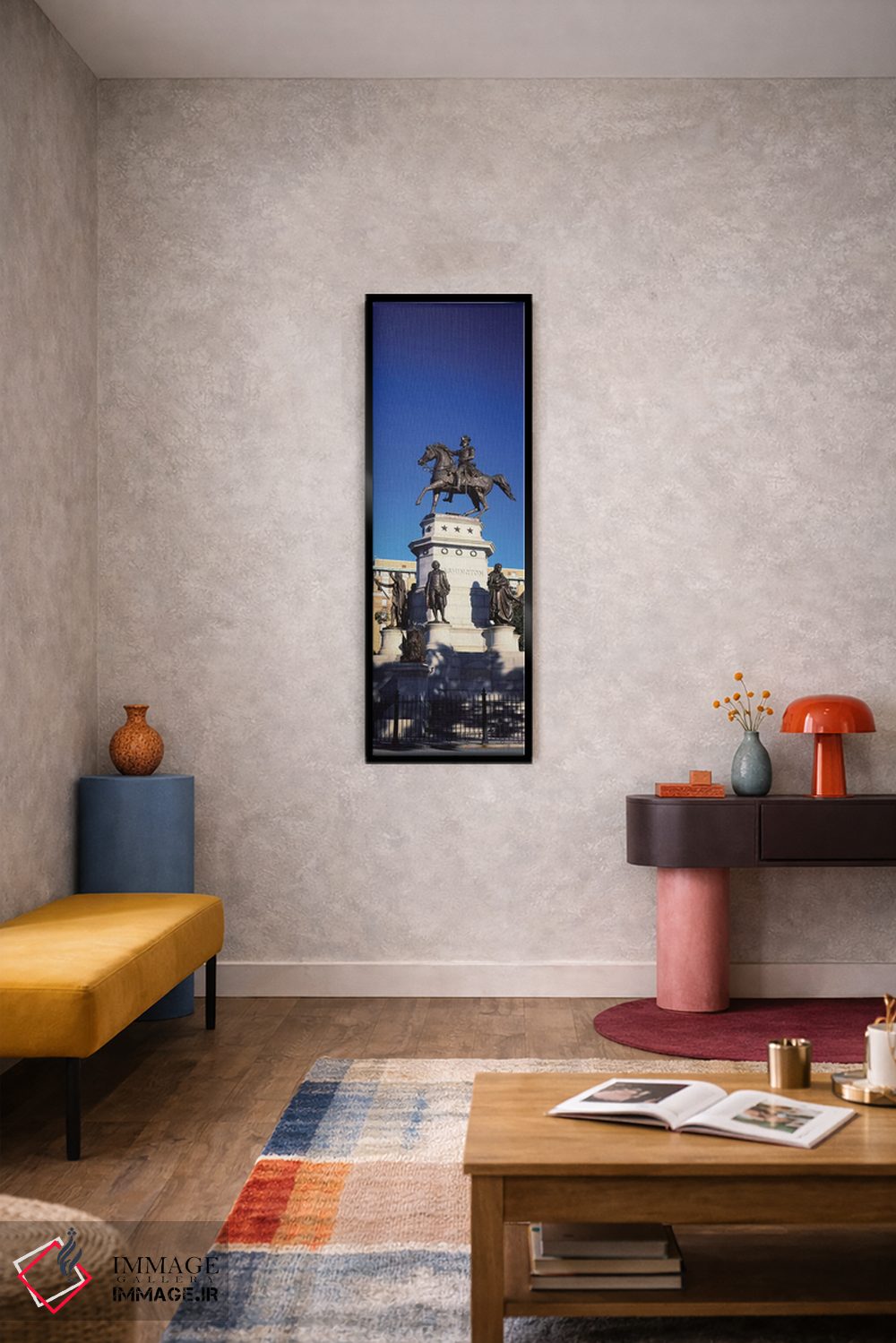 تابلو دکوراتیو Richmond, Virginia, USA" - "نمای زاویه پایین از مجسمه س… اثر پانورامیک ایمجز - D6B