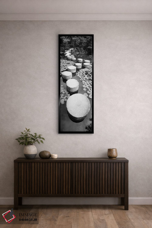 تابلو دکوراتیو Kyoto, Japan I,باغ معبد، کیوتو، ژاپن I اثر پانورامیک ایمجز - D4B