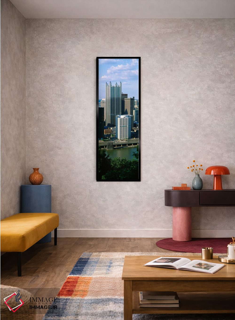 تابلو دکوراتیو Monongahela River, Pittsburgh, Pennsylvania, USA" - "سا… اثر پانورامیک ایمجز - D5B