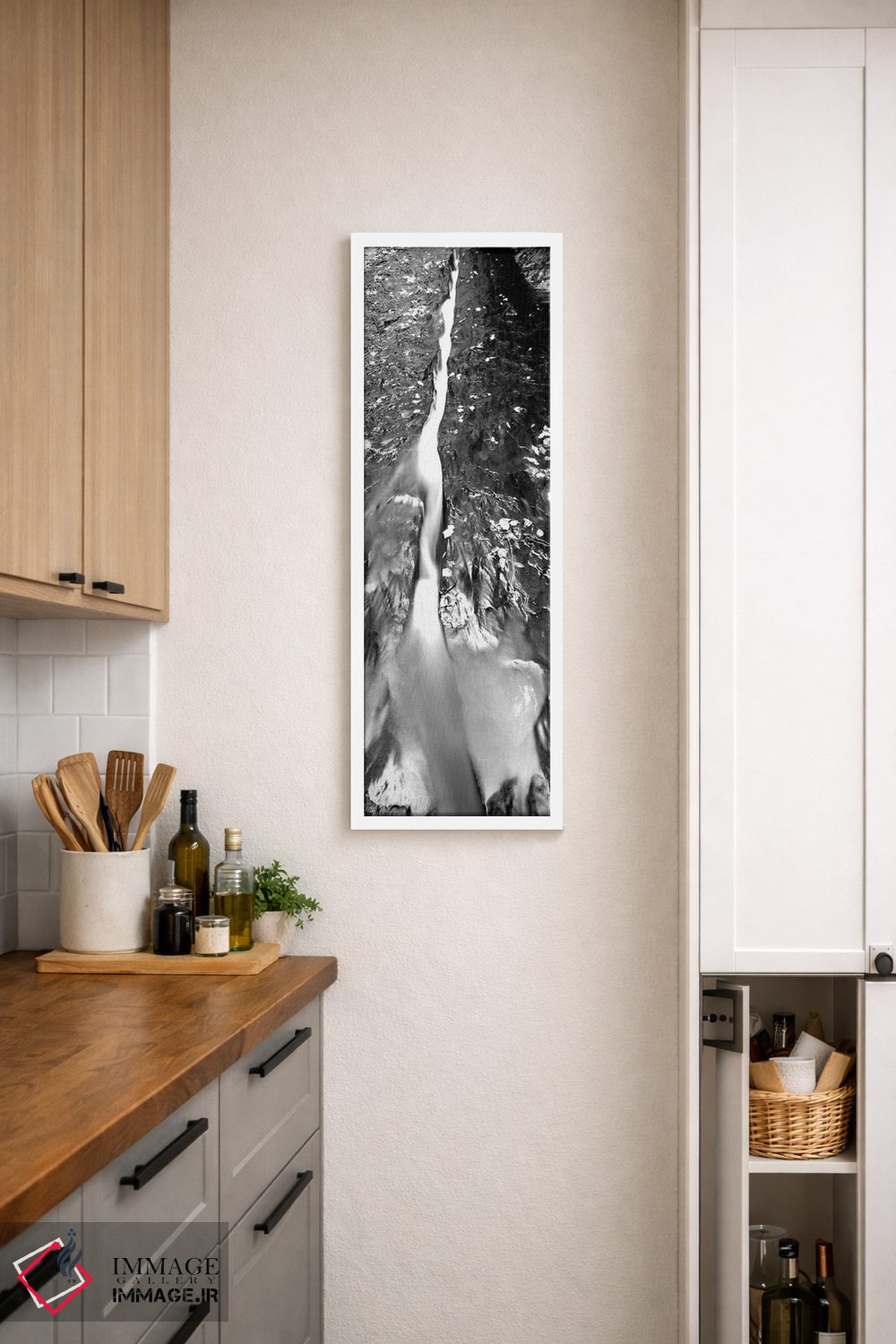 تابلو دکوراتیو "رودخانه ای که از سنگ ها عبور می کند، نورت کریک، پارک م… اثر پانورامیک ایمجز - D2W