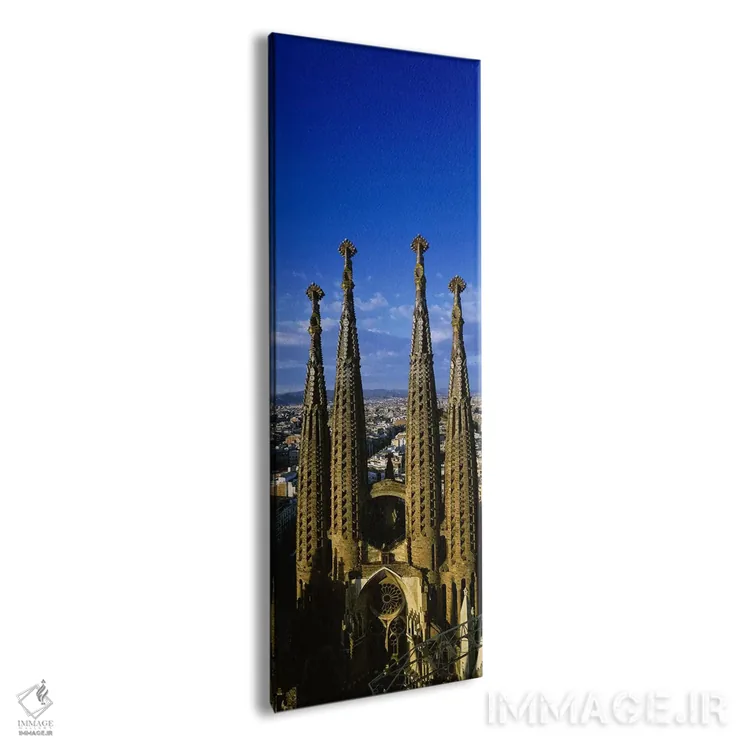تابلو دکوراتیو Sagrada Familia, Barcelona, Catalonia, Spain,نمای بخش ب… اثر پانورامیک ایمجز - نمای پرسپکتیو محصول