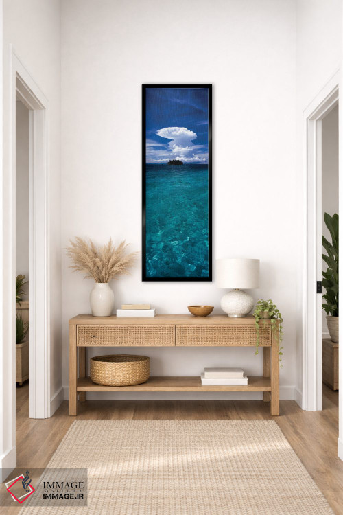 تابلو دکوراتیو "درختان بر روی یک جزیره، جزایر سن بلا، پاناما" اثر پانورامیک ایمجز - D5B