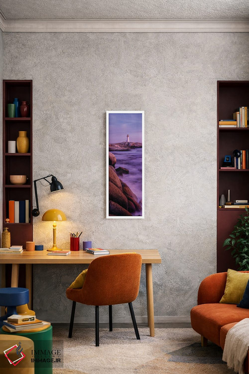 تابلو دکوراتیو فانوس دریایی کپه گیسی کو، جزیره کیپ برتون، نوا اسکوشیا… اثر پانورامیک ایمجز - D4W