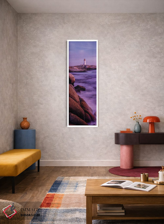 تابلو دکوراتیو فانوس دریایی کپه گیسی کو، جزیره کیپ برتون، نوا اسکوشیا… اثر پانورامیک ایمجز - D3W