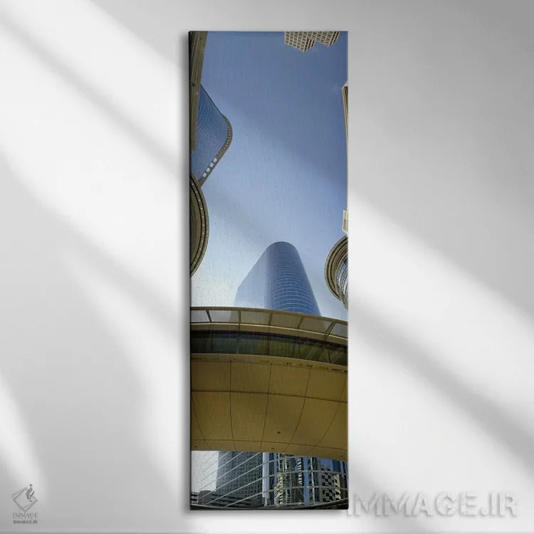 تابلو دکوراتیو Enron Center, Houston, Texas, USA #2,نمای زاویه پایین ا… اثر پانورامیک ایمجز - نمای روبهرو روی دیوار