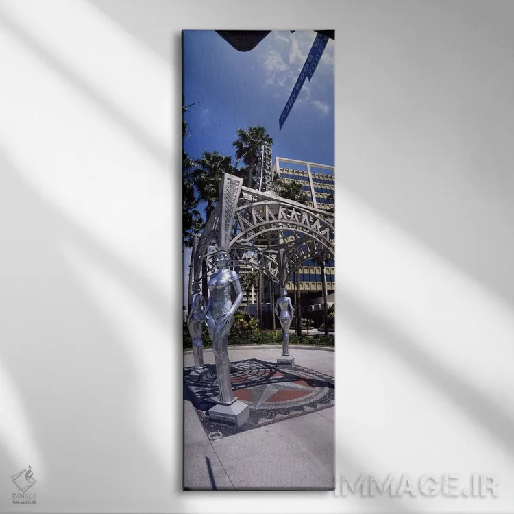 تابلو دکوراتیو بولوار هالیوود، لس آنجلس، کالیفرنیا، ایالات متحده اثر پانورامیک ایمجز - نمای روبهرو روی دیوار