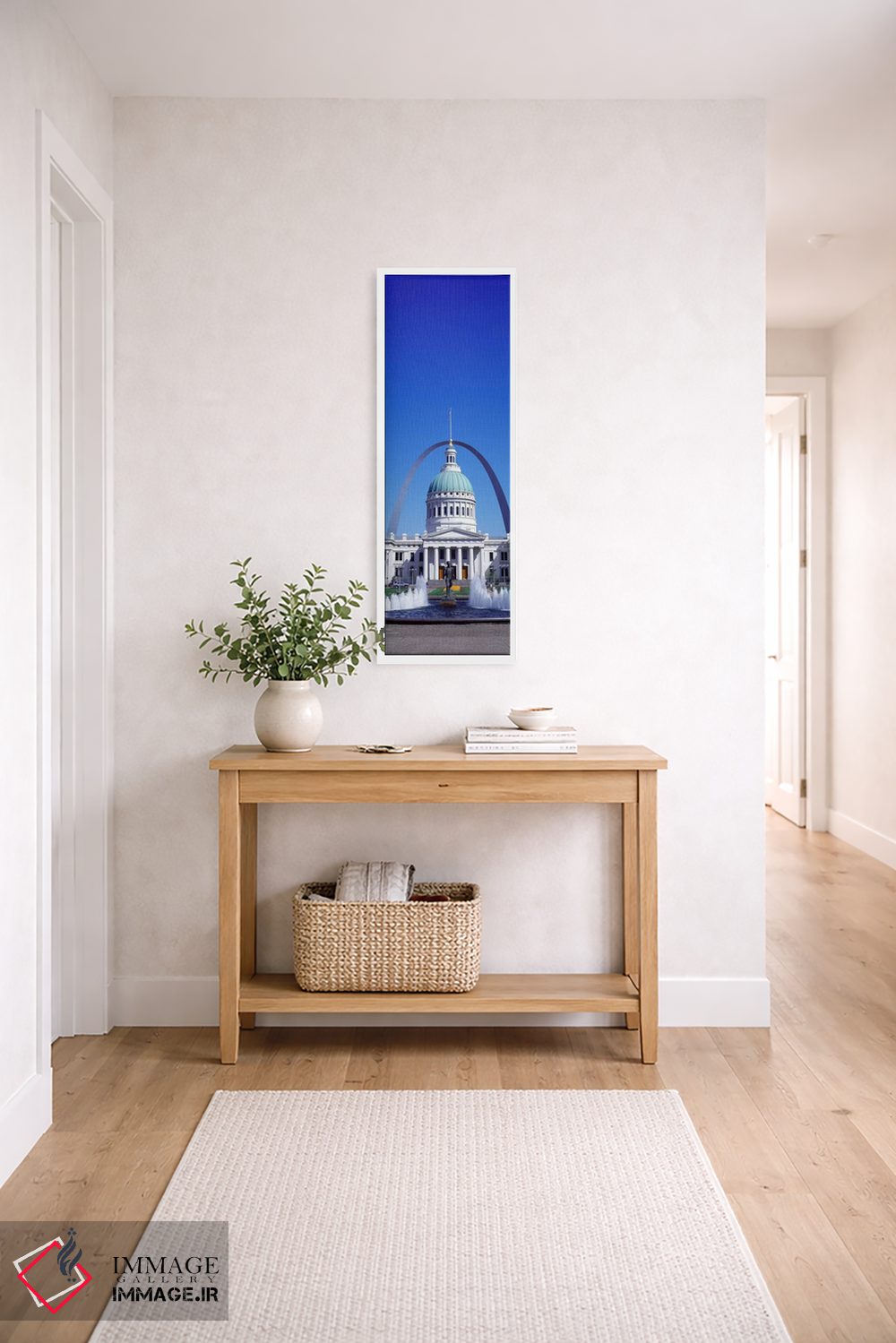 تابلو دکوراتیو دادگاه قدیمی و طاق سن لوئیس، سنت لوئیس، میسوری، ایالات… اثر پانورامیک ایمجز - D6W