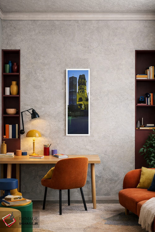 تابلو دکوراتیو Kaiser Wilhelm Memorial Church, Berlin, Germany,برج یک… اثر پانورامیک ایمجز - D3W