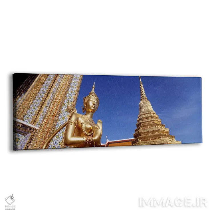 تابلو دکوراتیو Grand Palace, Bangkok, Thailand,نمای زاویه پایین از مجس… اثر پانورامیک ایمجز - نمای پرسپکتیو محصول
