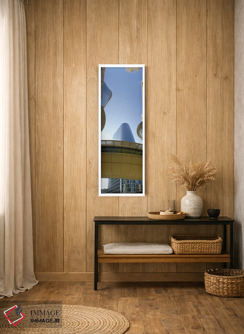 تابلو دکوراتیو Enron Center, Houston, Texas, USA #2,نمای زاویه پایین ا… اثر پانورامیک ایمجز - D1W