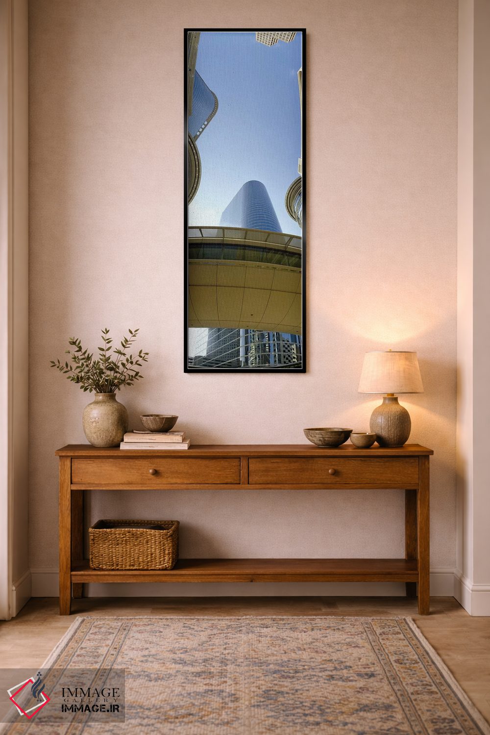 تابلو دکوراتیو Enron Center, Houston, Texas, USA #2,نمای زاویه پایین ا… اثر پانورامیک ایمجز - D3B