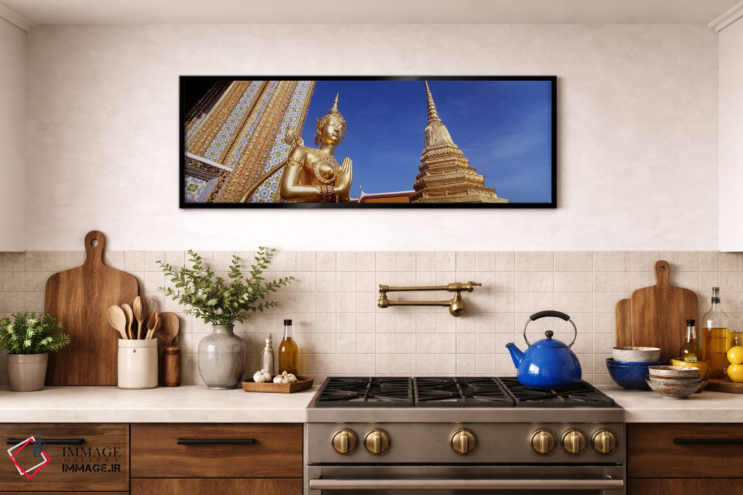 تابلو دکوراتیو Grand Palace, Bangkok, Thailand,نمای زاویه پایین از مجس… اثر پانورامیک ایمجز - D1B