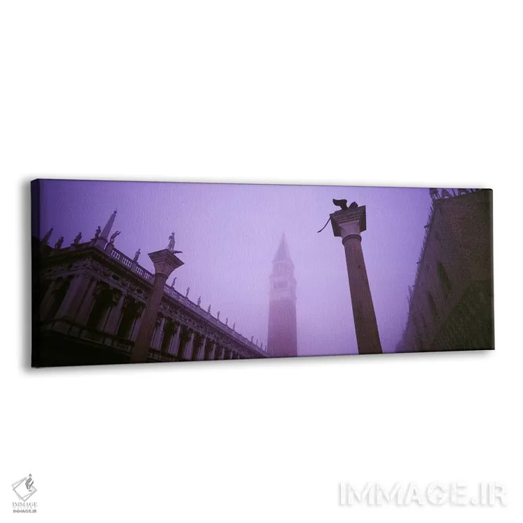 تابلو دکوراتیو St. Mark's Square, Venice, Italy,نمای مه آلود برج ناقوس… اثر پانورامیک ایمجز - نمای پرسپکتیو محصول