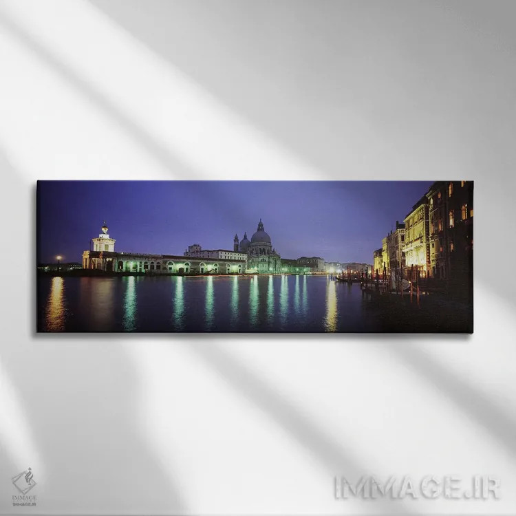 تابلو دکوراتیو Venice, Italy,کانال بزرگ، ونیز، ایتالیا اثر پانورامیک ایمجز - نمای روبهرو روی دیوار