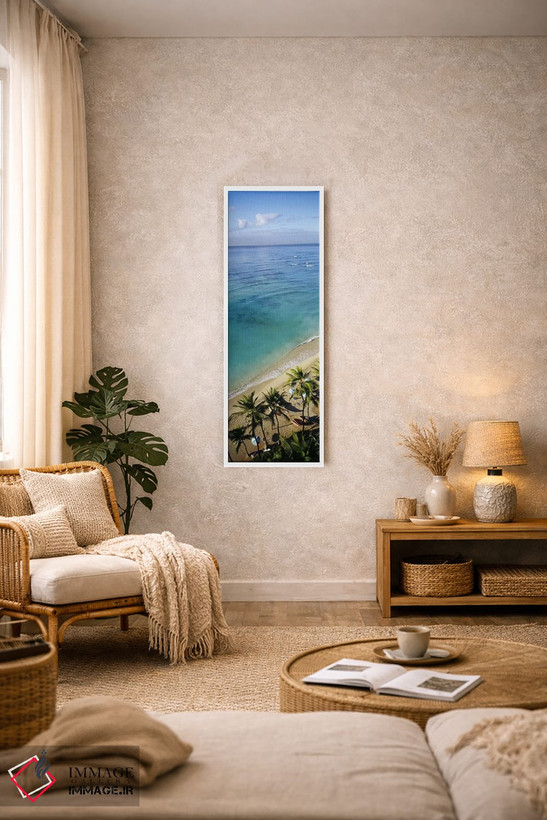تابلو دکوراتیو Waikiki Beach, Honolulu, Oahu, Hawaii, USA,نمای بالا از… اثر پانورامیک ایمجز - D3W