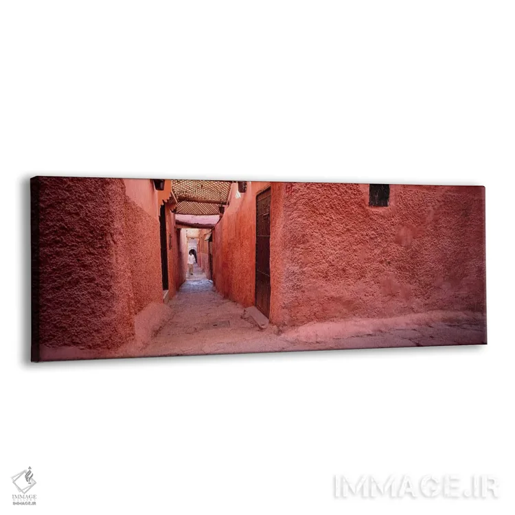تابلو دکوراتیو Medina Of Marrakech, Marrakech-Safi, Morocco,دیوارهای گ… اثر پانورامیک ایمجز - نمای پرسپکتیو محصول