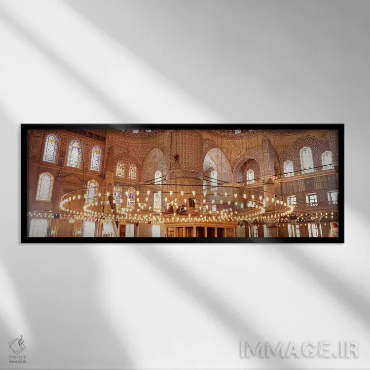 تابلو دکوراتیو Istanbul, Turkey #2,مسجد کبود، استانبول، ترکیه اثر پانورامیک ایمجز - نمای قابدار مشکی