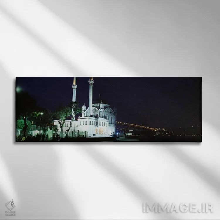 تابلو دکوراتیو Ortakoy Mosque, Bosphorus Bridge, Istanbul, Turkey,مسجد… اثر پانورامیک ایمجز - نمای روبهرو روی دیوار