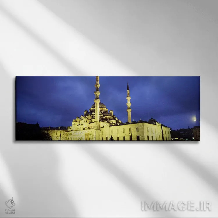 تابلو دکوراتیو Istanbul, Turkey #2,مسجد ینی، استانبول، ترکیه اثر پانورامیک ایمجز - نمای روبهرو روی دیوار