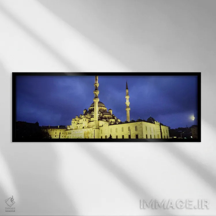 تابلو دکوراتیو Istanbul, Turkey #2,مسجد ینی، استانبول، ترکیه اثر پانورامیک ایمجز - نمای قابدار مشکی