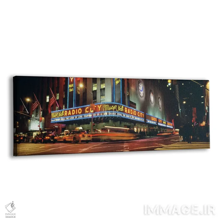 تابلو دکوراتیو Radio City Music Hall, NYC, New York City, New York Sta… اثر پانورامیک ایمجز - نمای پرسپکتیو محصول