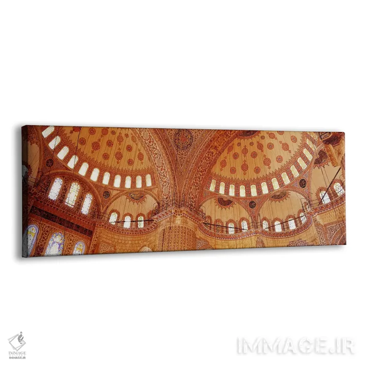 تابلو دکوراتیو Blue Mosque, Istanbul, Turkey,فضای داخلی مسجد کبود، است… اثر پانورامیک ایمجز - نمای پرسپکتیو محصول
