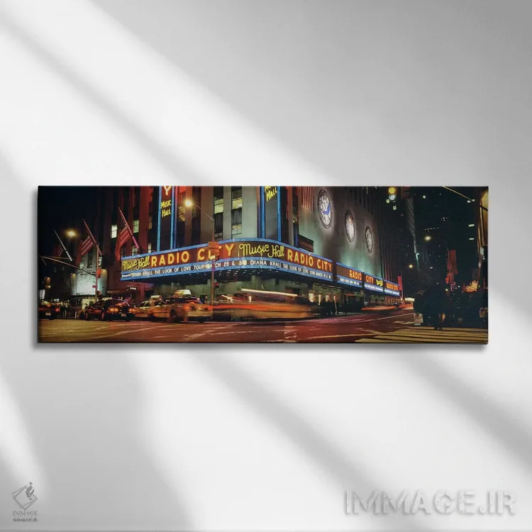 تابلو دکوراتیو Radio City Music Hall, NYC, New York City, New York Sta… اثر پانورامیک ایمجز - نمای روبهرو روی دیوار