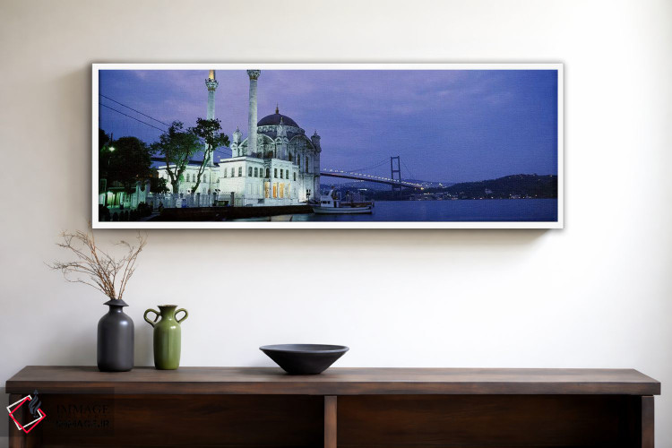 تابلو دکوراتیو Istanbul, Turkey,مسجد اورتاکوی، استانبول، ترکیه اثر پانورامیک ایمجز - D1W